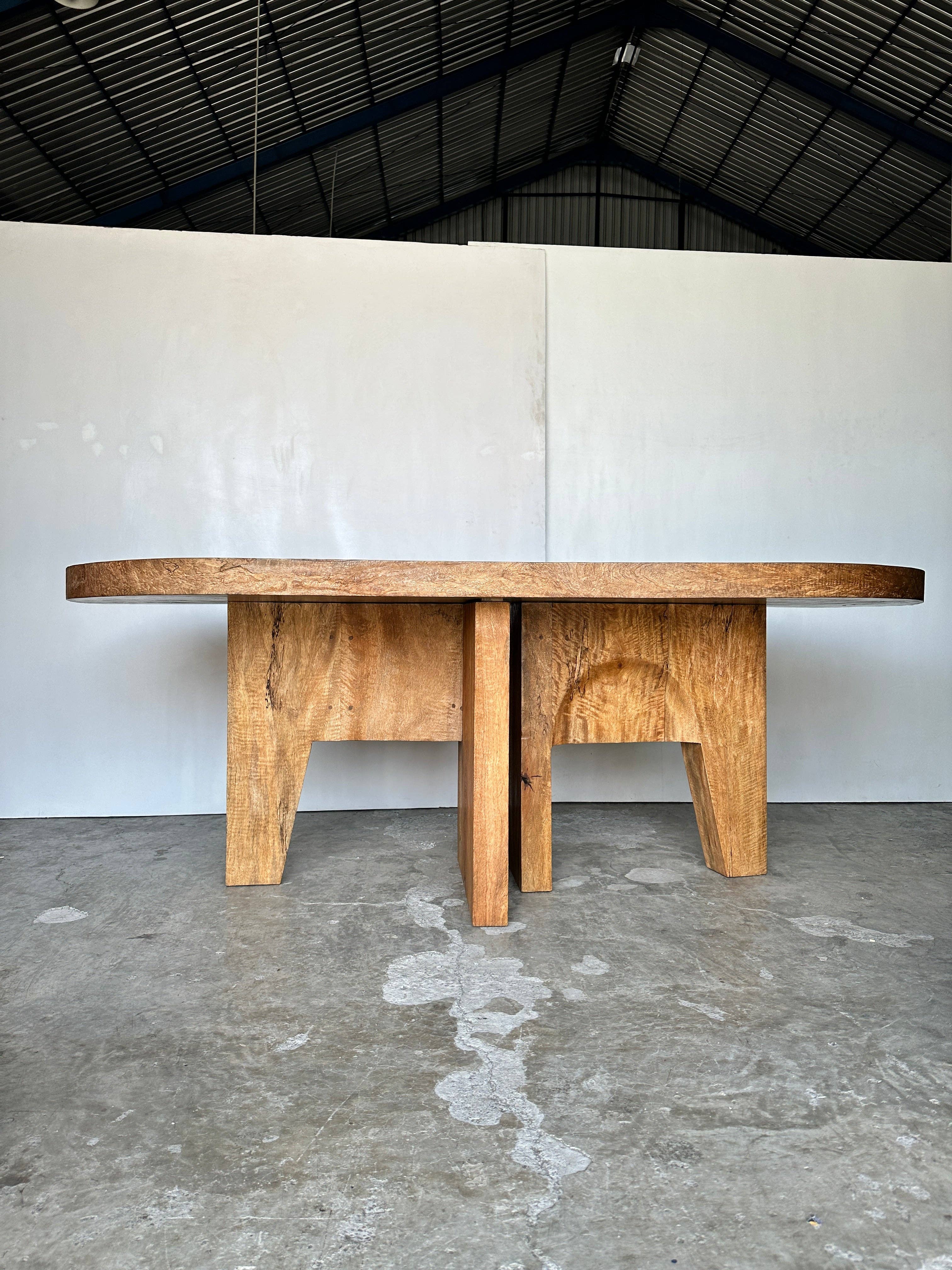 Office Objets - Wholesale Coffee Table - Massive mango wood table 2m10x1m58