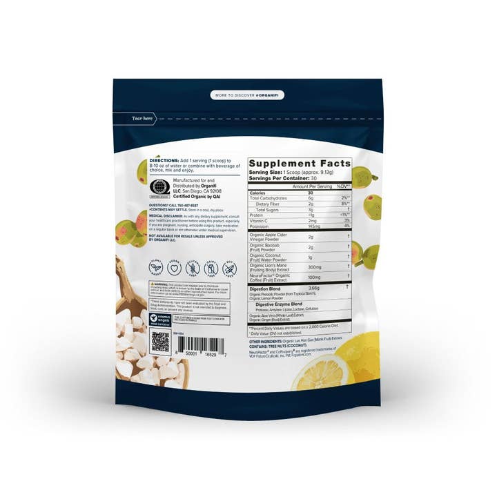 Organifi - Wholesale Protein/Superfood Powder - Organifi Pure - Mental Clarity
