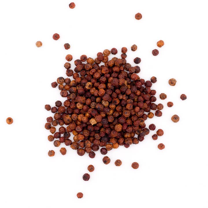 Pepe di Kampot rosso - 1kg per la vendita all'ingrosso da parte di Croc Snack