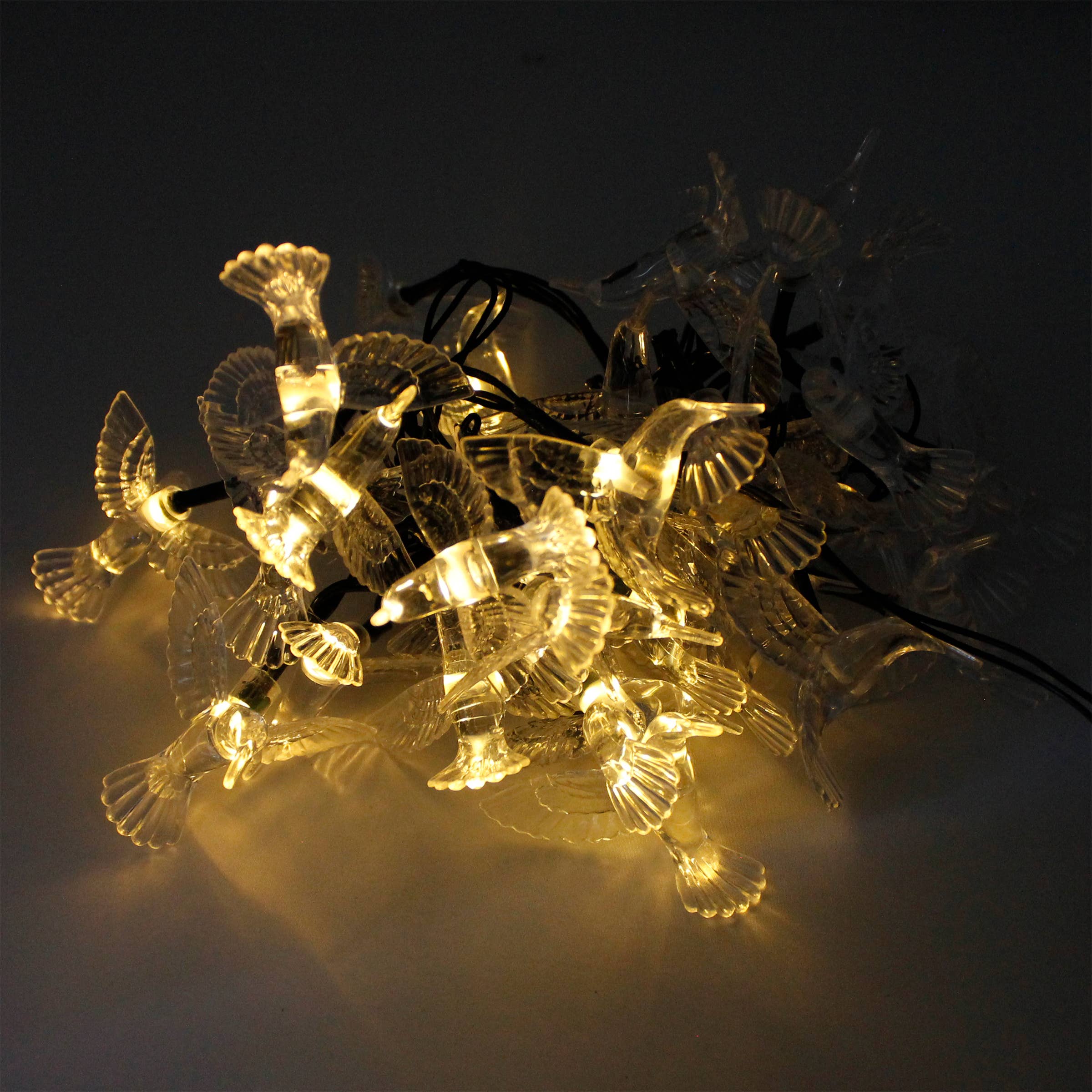 Perfect Holiday – wholesale String lights – Perfect Holiday 30LED Solar String Light Dove - WW2