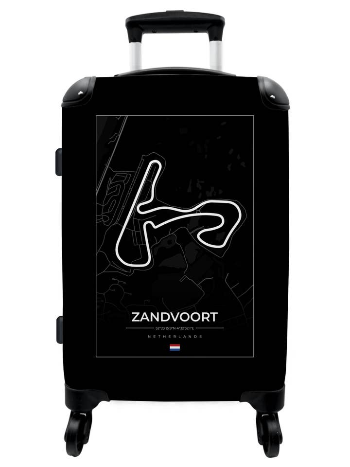Koffer - F1 - Racebaan - Zandvoort - Nederland - Zwart wit voor wholesale door MuchoWow