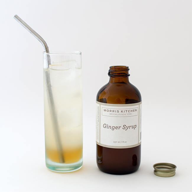 Morris Kitchen - Wholesale Cocktail Mix/Syrup - Ginger Syrup for Cocktail and Baking 8oz2