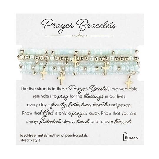 Prayer Jewelry 24-piece Set PDQ Display for wholesale by Roman