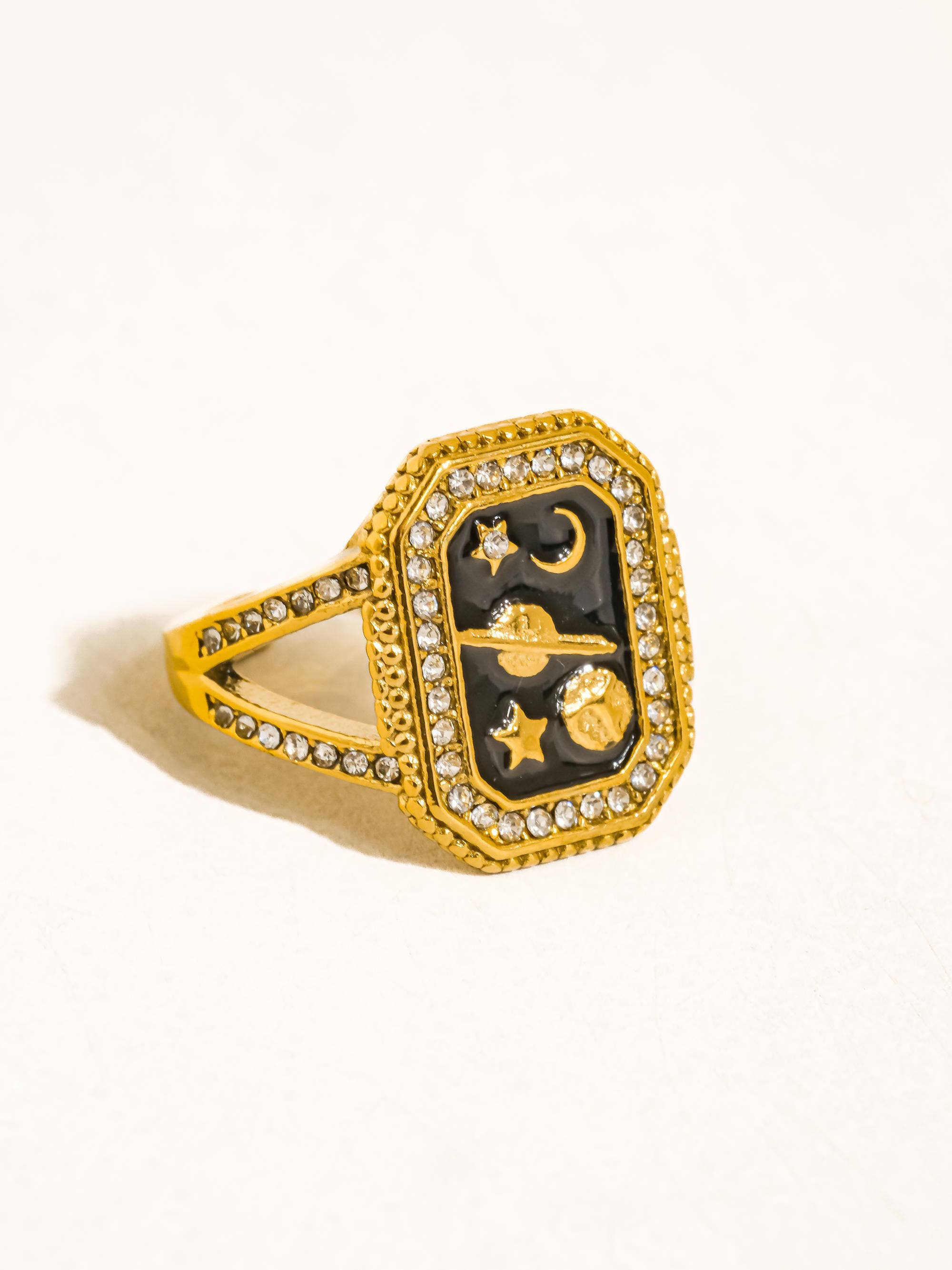 Flânerie by MAIQ - Vendita all'ingrosso Anelli con pietra singola/solitario - Anello Statement in Oro 18K Lulora Antiossidante0