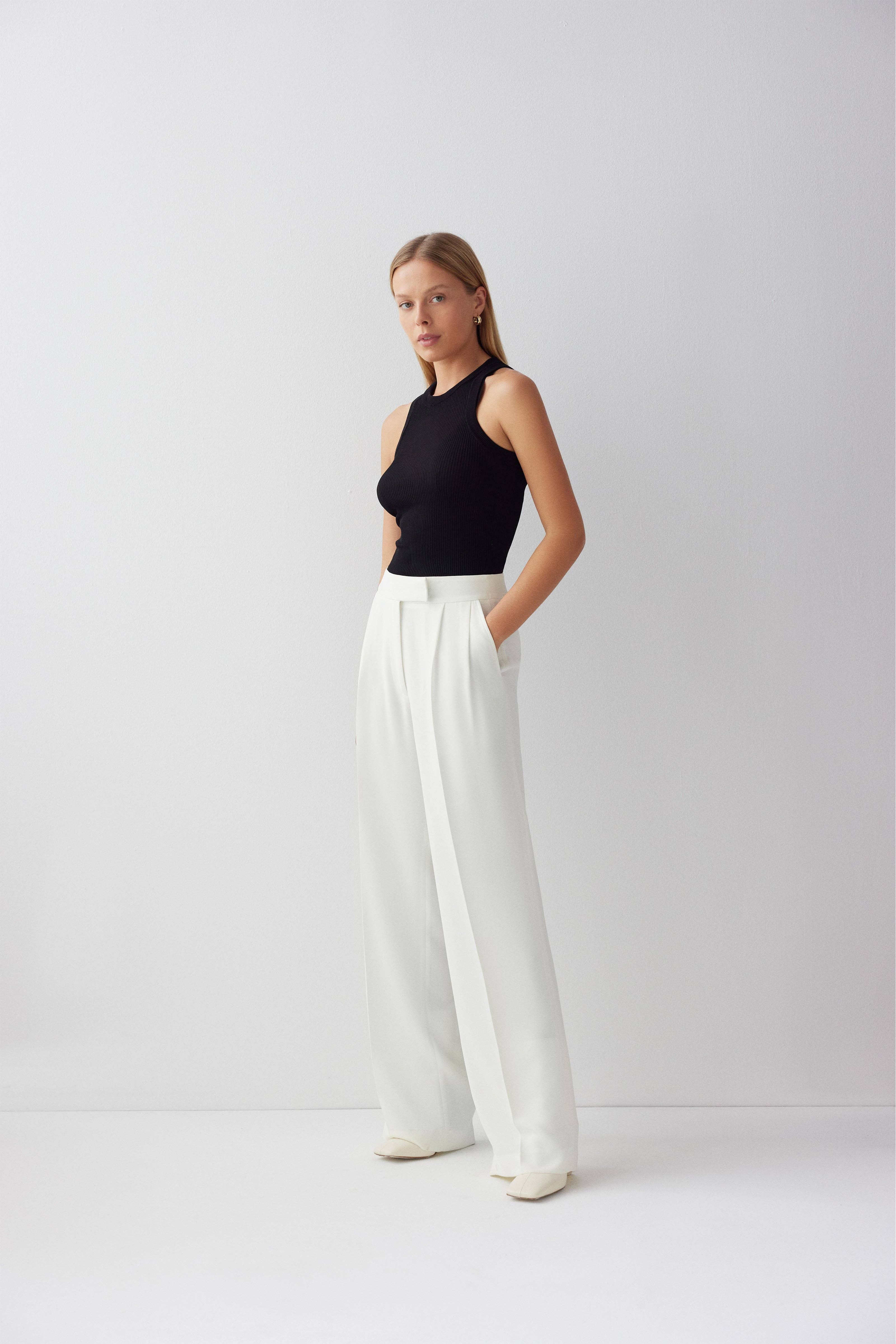 Le Cle – Großhandel Hose – Damen – Rêver Hose | Hoch taillierte Hose5