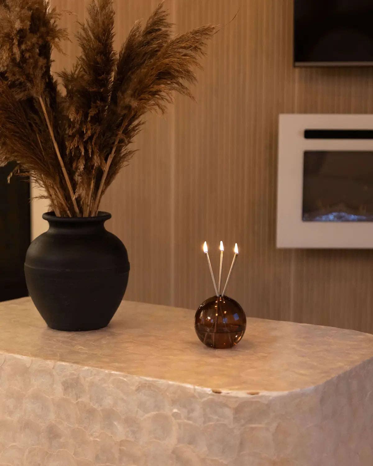 Everlasting Candle - Wholesale Vase - Neva Vase, Prairie Dust [x6] --WHOLESALE9