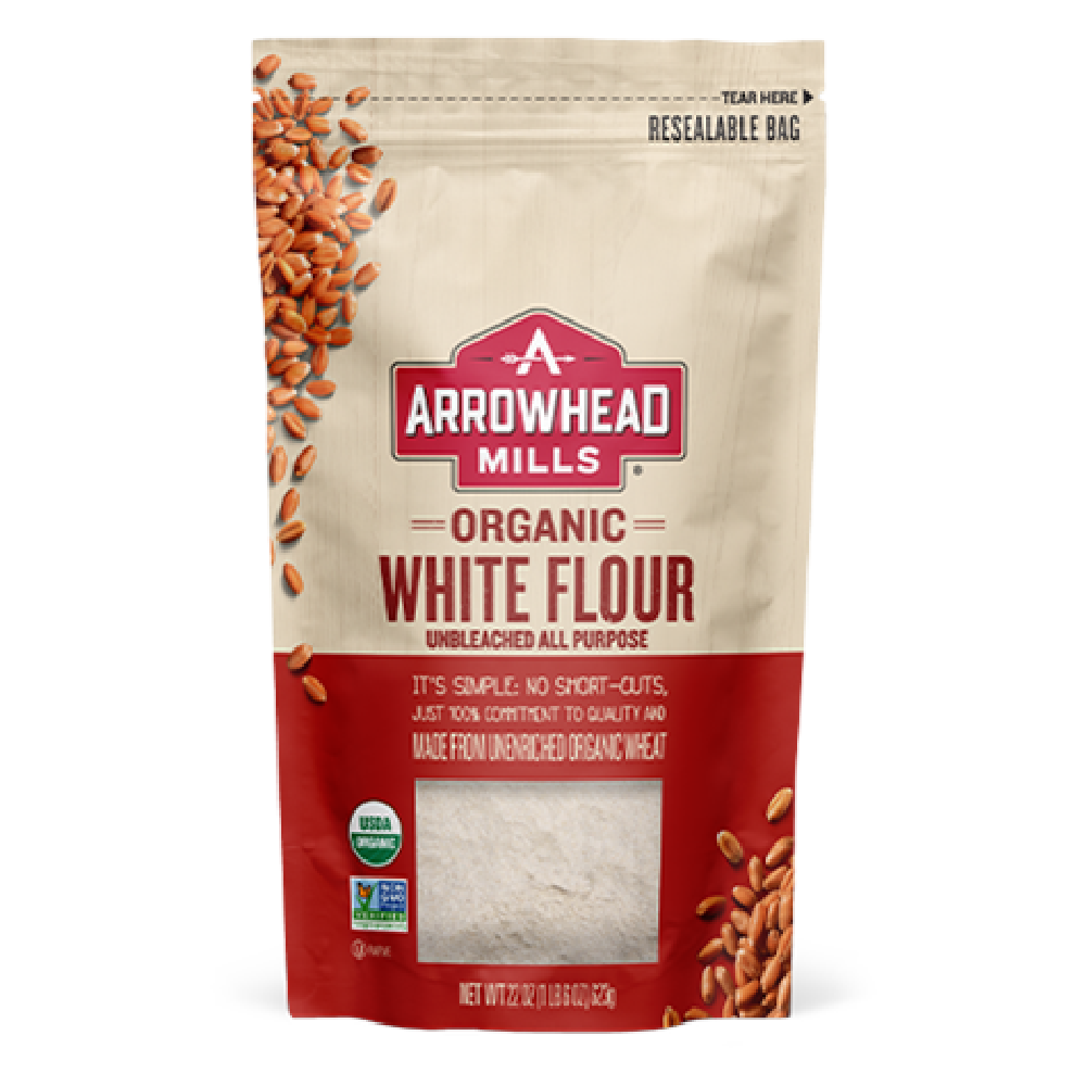 KeHE Distributors, LLC - Wholesale Flour - Arrowhead Mills Organic Unbleached White Flour, 22 oz.0