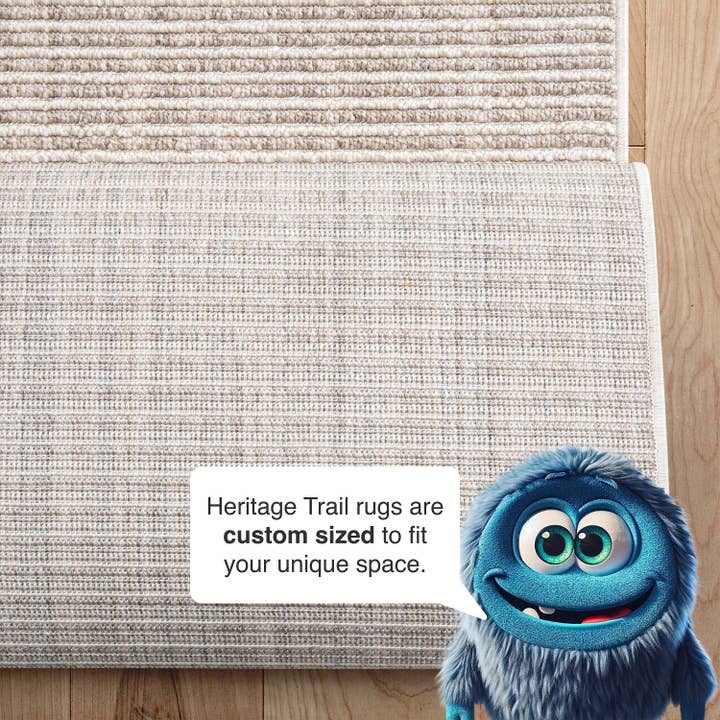 Well Woven - Wholesale Runner Rug - Custom Size Runner Berber Stripes Stripe Beige Choose Length2