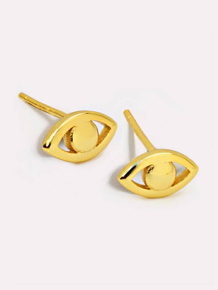 EVIL EYE Studs | 18K Guld över Sterling Silver för wholesale av Sonia Hou Jewelry