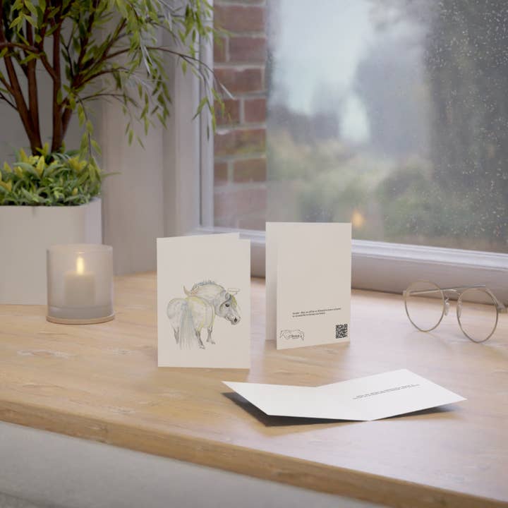 Sona Equestrian - Wholesale Christmas Card - Adorable Ponies Single Greeting Card12