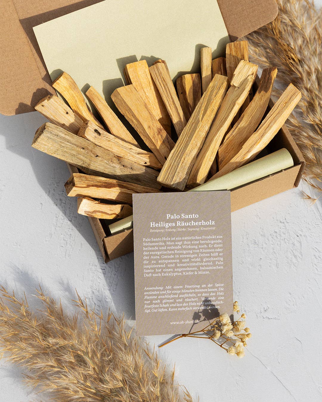 Oh Shanti – Incenso por atacado – Madeira de Palo Santo (20 pedaços)4