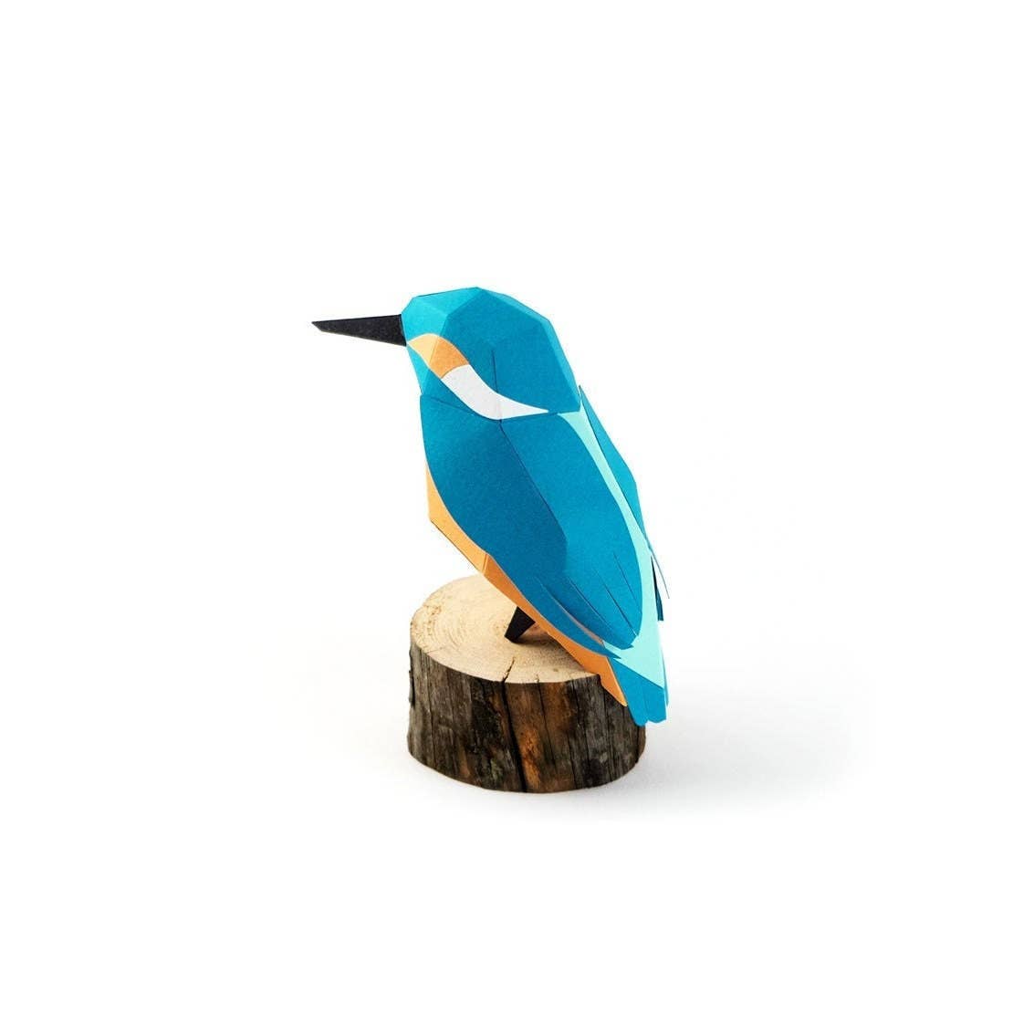 PLEGO - Vente Kit de bricolage - ALCEDO ATTHIS - oiseau en papier4