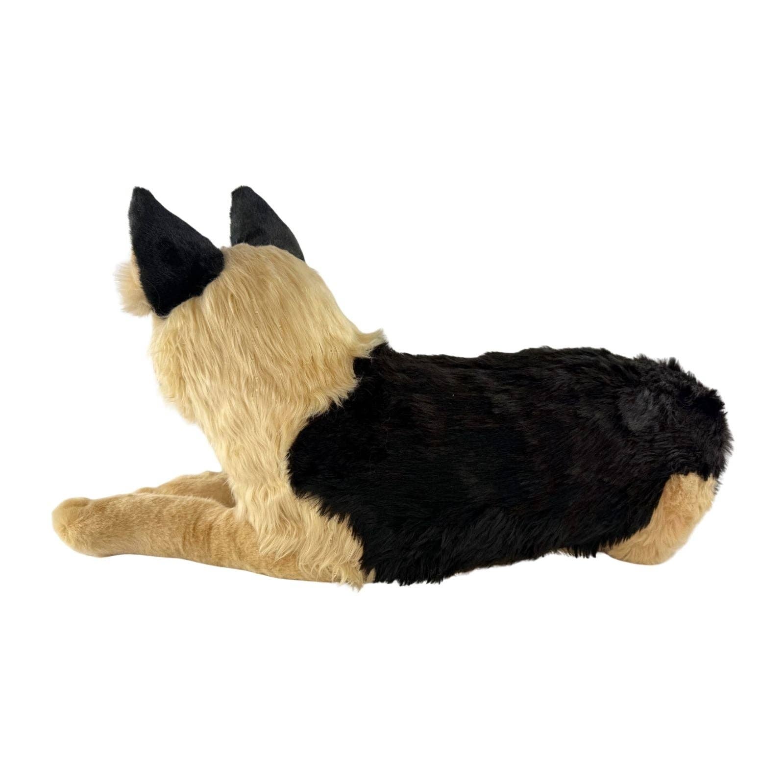 Bocchetta Plush Toys - Wholesale Stuffed/Plush Toy - Kids & Baby - Apollo - German Shepherd with satin pocket - 64cm lying6