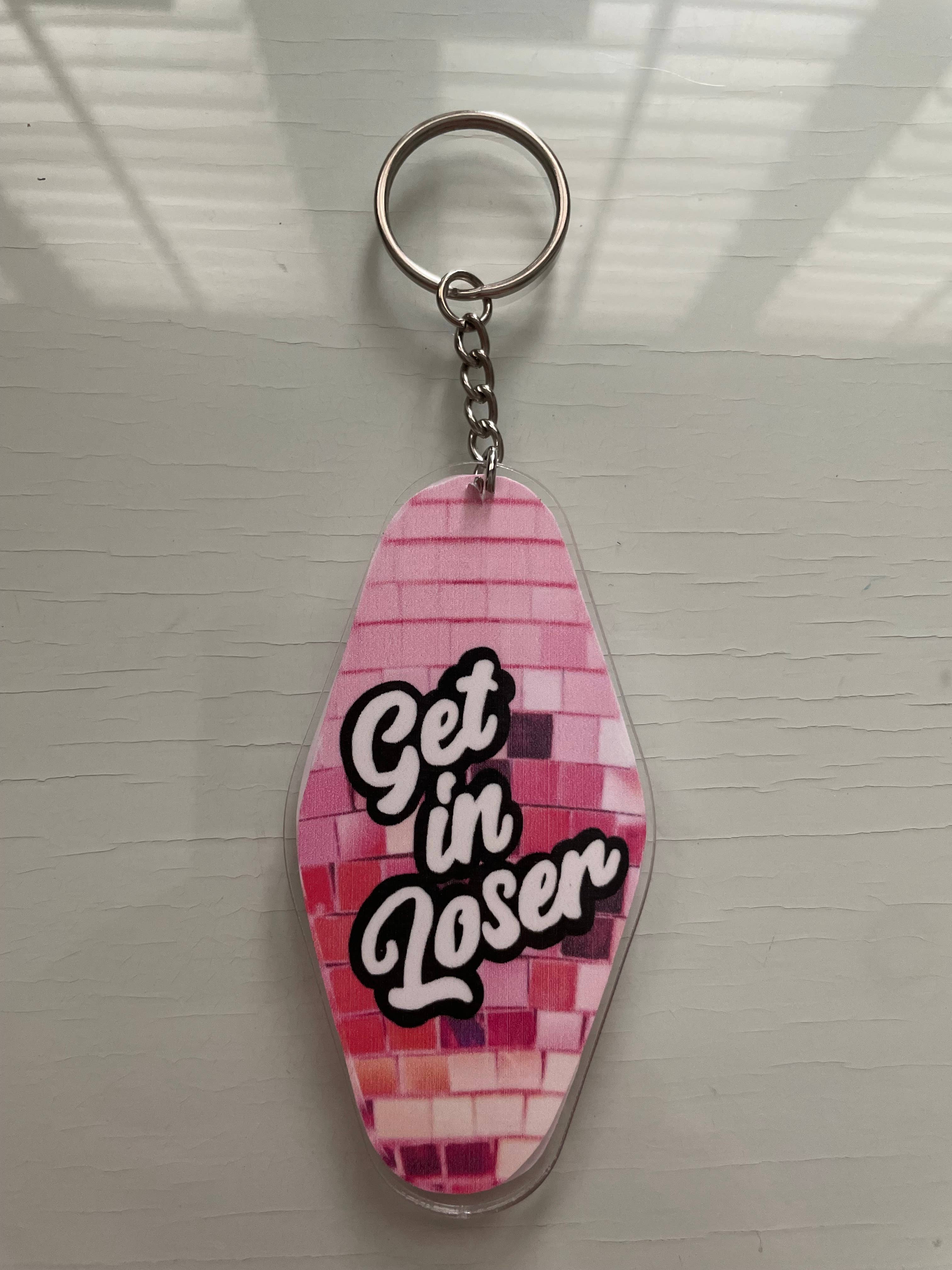 Mallory Taylor Designs - Wholesale Keychain - Women's - Get In Loser Keychain1