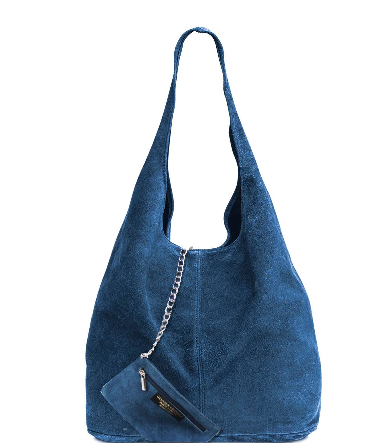 Ellas Trading - Wholesale Tote Bag - Women's - Genuine Italian Suede Large Tote Bag with Purse11