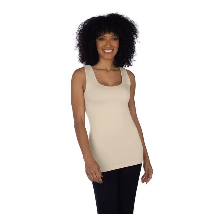 Skinnytees - Wholesale Tank Top - Women's - Tank with Built In Bra2