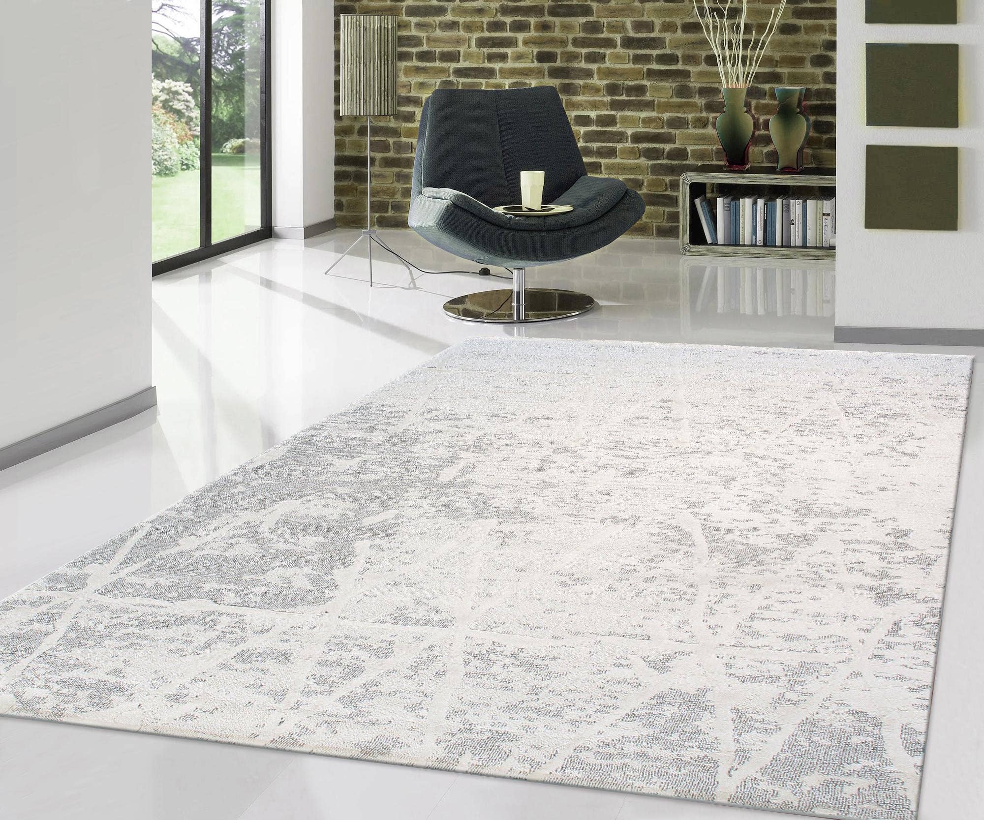 Pasargad Home - Wholesale Area Rug - Sutton Ivory/Gray Area Rug6