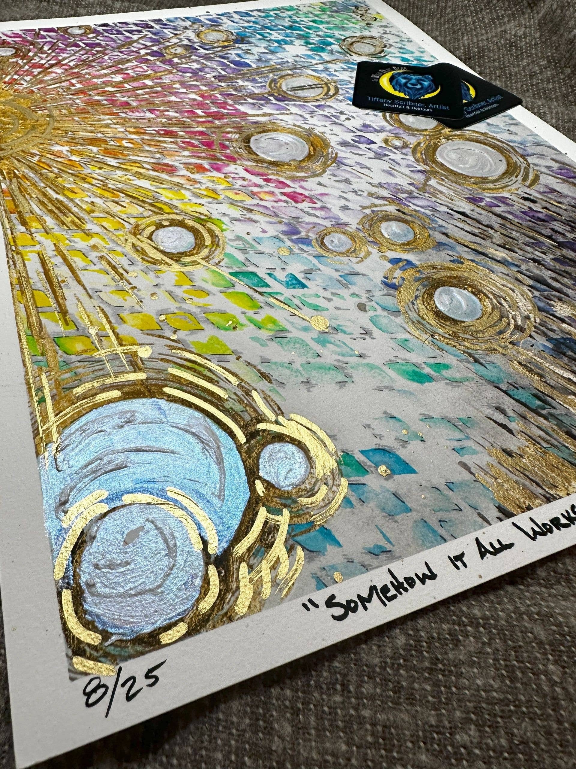 The Wild Blue Bear - Wholesale Art Print - Somehow It All Works Out Giclee Print7