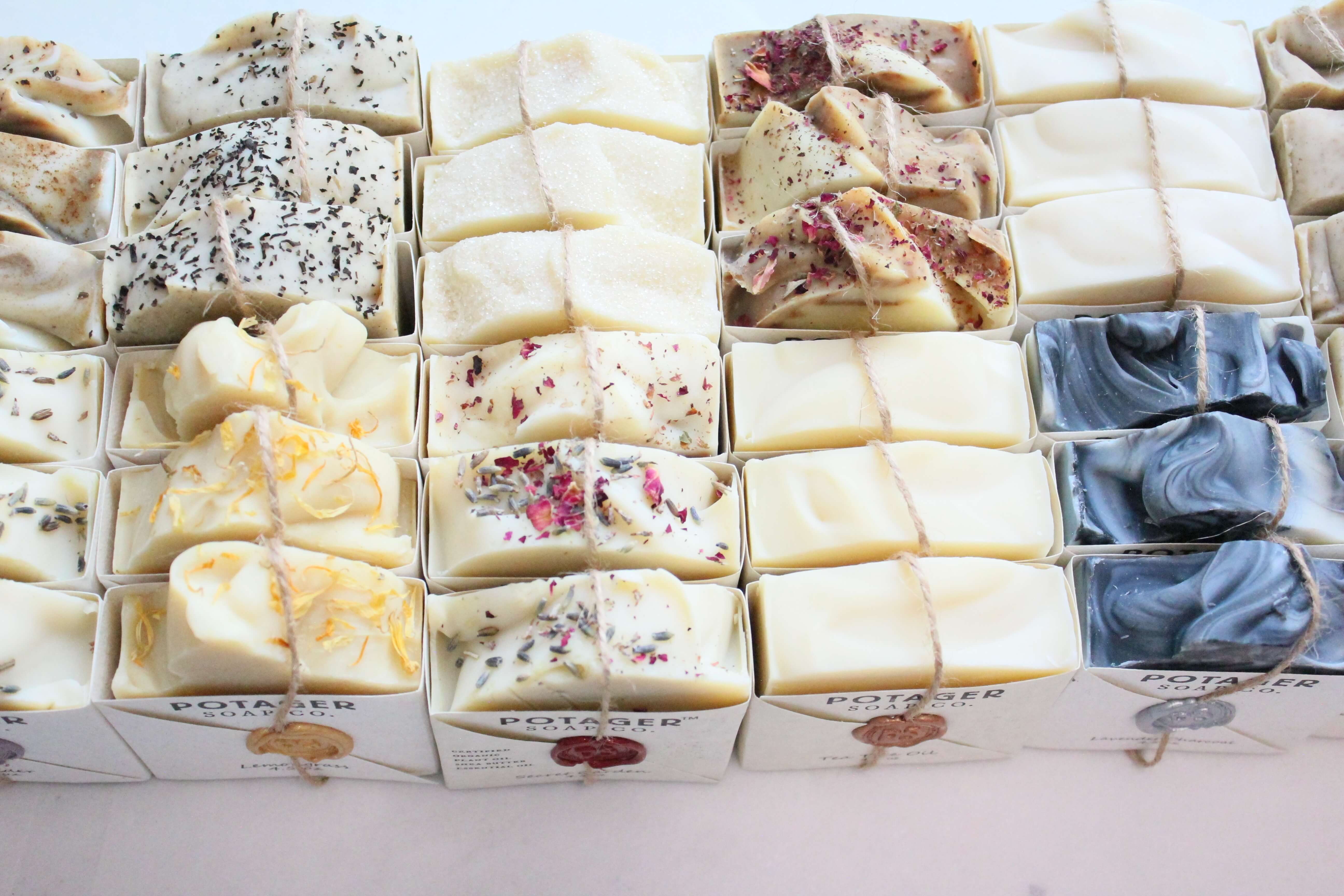 Potager Soap Company - Wholesale Bar Soap - Secret Garden | Wrapped – Wild Earth Bar with Depth6