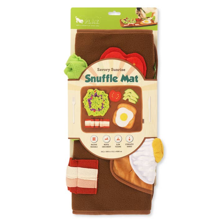 P.L.A.Y. Pet Lifestyle and You - Wholesale Pet Food Mat - Dog - Snuffle Mat - Savory Sunrise3