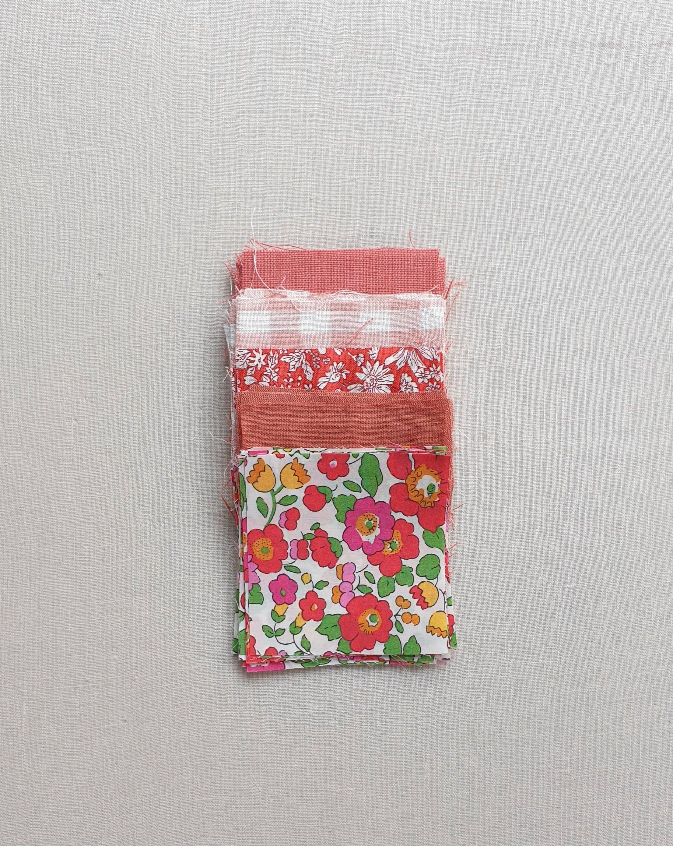 Pretty Wild - Wholesale Craft sewing kit - Mini Charm Pack Cherry 50 Pack