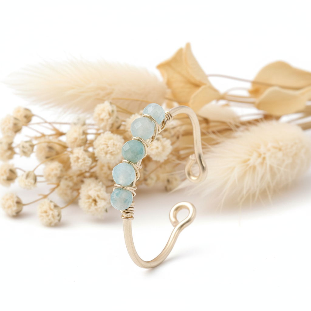 Produtos Namasté - Wholesale Single Stone/Solitaire Ring - Amazonite Stone Ring0