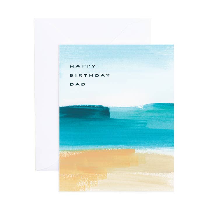 Watson Küstenstrand Papa Geburtstagskarte für den Großhandel von Evergreen Summer