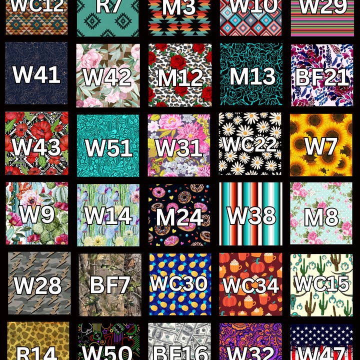 WhinneyWear - Wholesale Horse Conditioner/Grooming Aid - Cinch Sets - Pick Your Pattern3