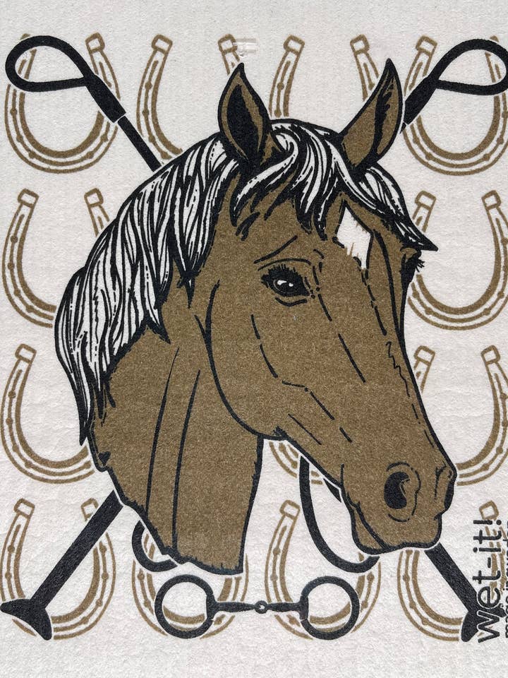 Equestrian Horse Swedish Cloth for wholesale by Wet-it!