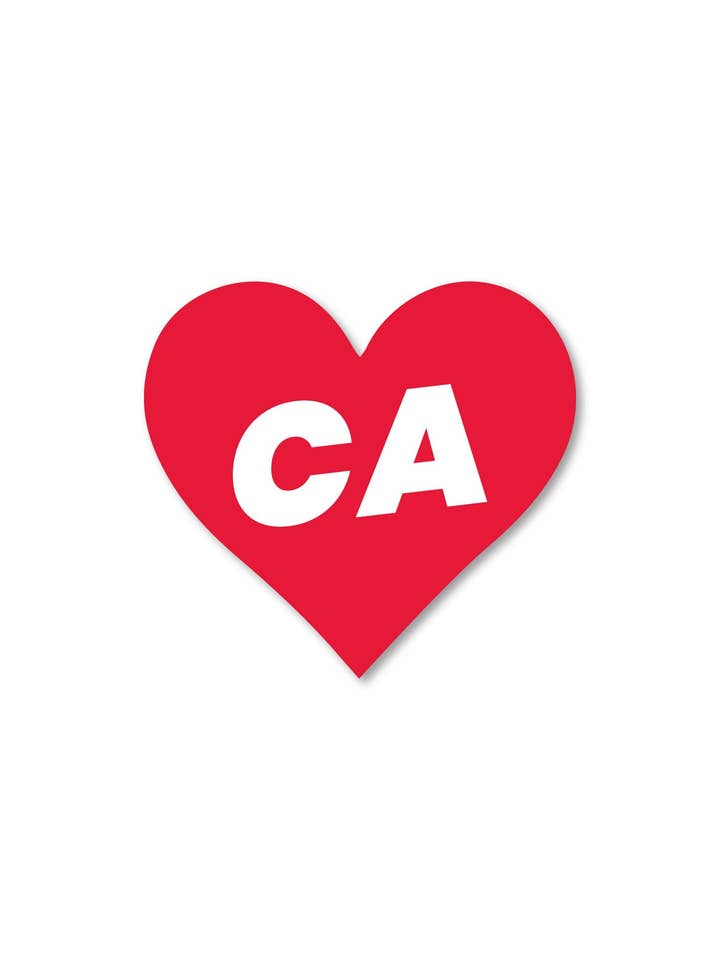 Love Heart Sticker - CA for wholesale by Alice & Wonder