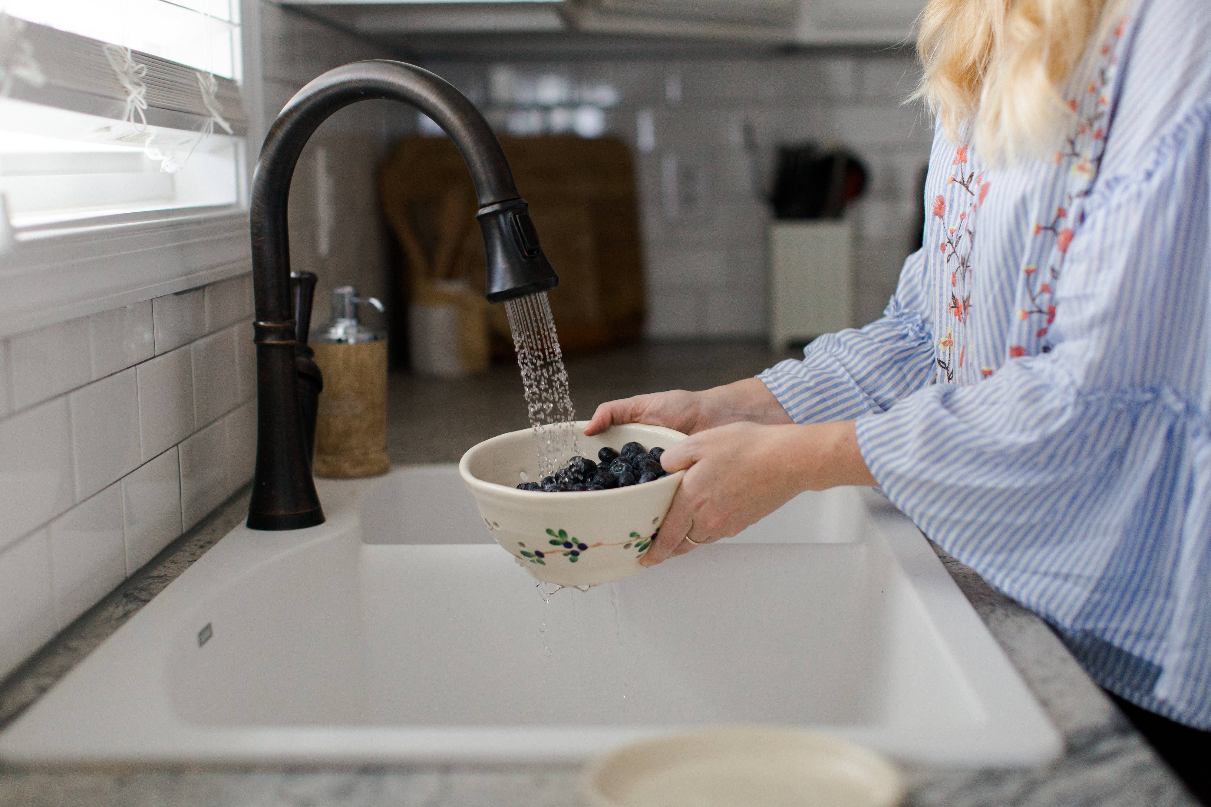 Emerson Creek Pottery - Wholesale Colander - Berry Colander w/Saucer12
