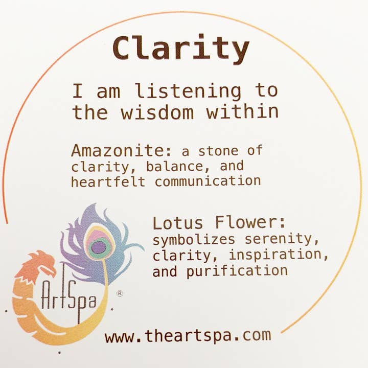 Krista Lynn Designs / Octopus Moon - Wholesale Beaded bracelet - CLARITY / Simple Reminder Bracelet / Mala Bracelet / Amazoni2