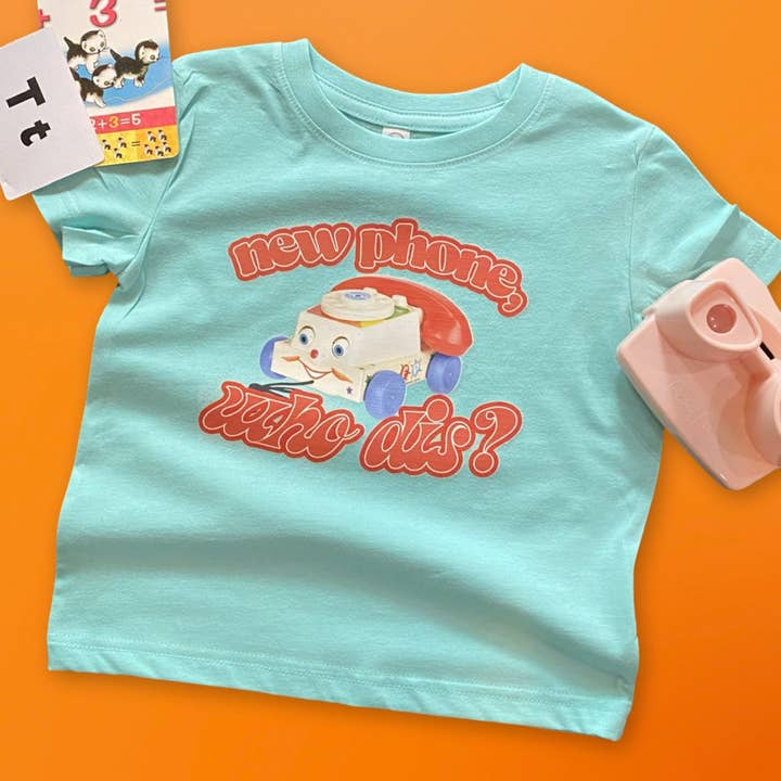 Nuovo telefono, Who Dis? Maglietta unisex per neonato per la vendita all'ingrosso da parte di The Design Chambers