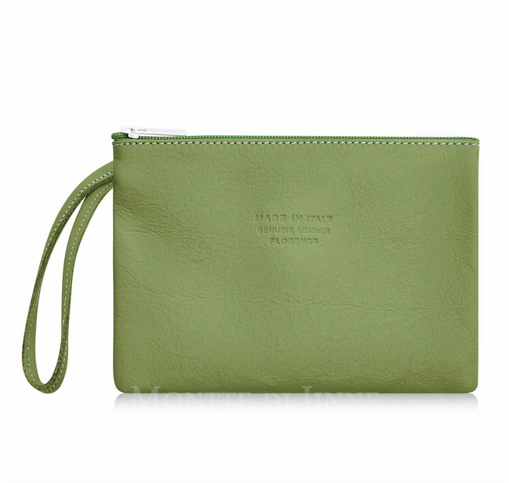 MONTTE DI JINNE – wholesale Wristlet – Italian Handmade Soft Leather Wristlet Coin Purse19