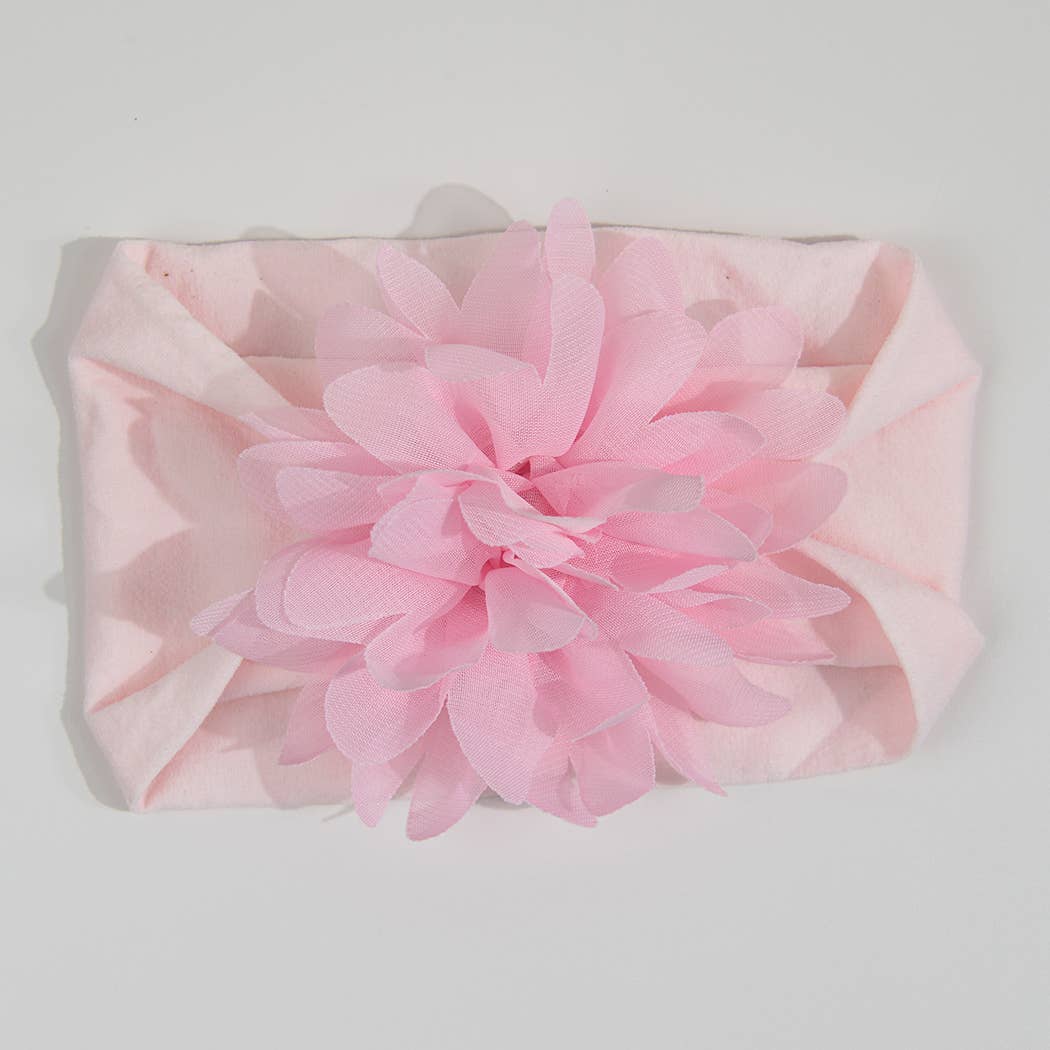 TheDivaSoap – Großhandel Fashion-Stirnband – Baby – Flower Baby Haarband aus Nylon mit Schleife1