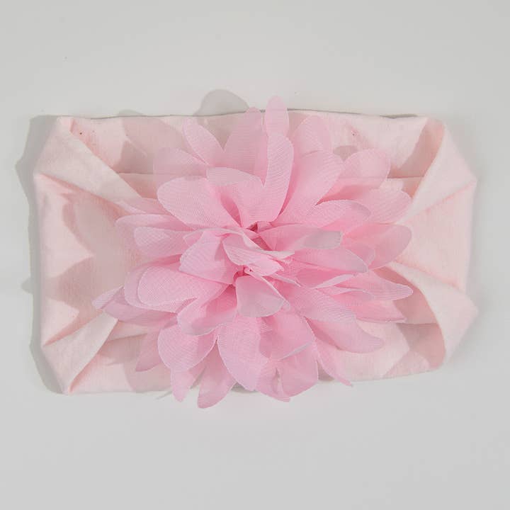 TheDivaSoap – Großhandel Fashion-Stirnband – Baby – Flower Baby Haarband aus Nylon mit Schleife1