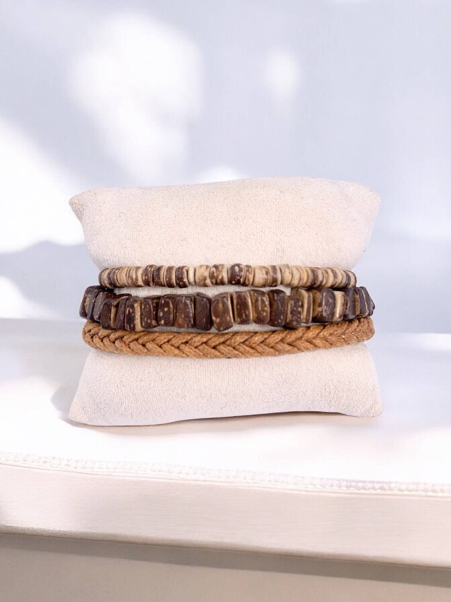 Brown Stainless steel bracelet 324DS35 for wholesale on Faire0