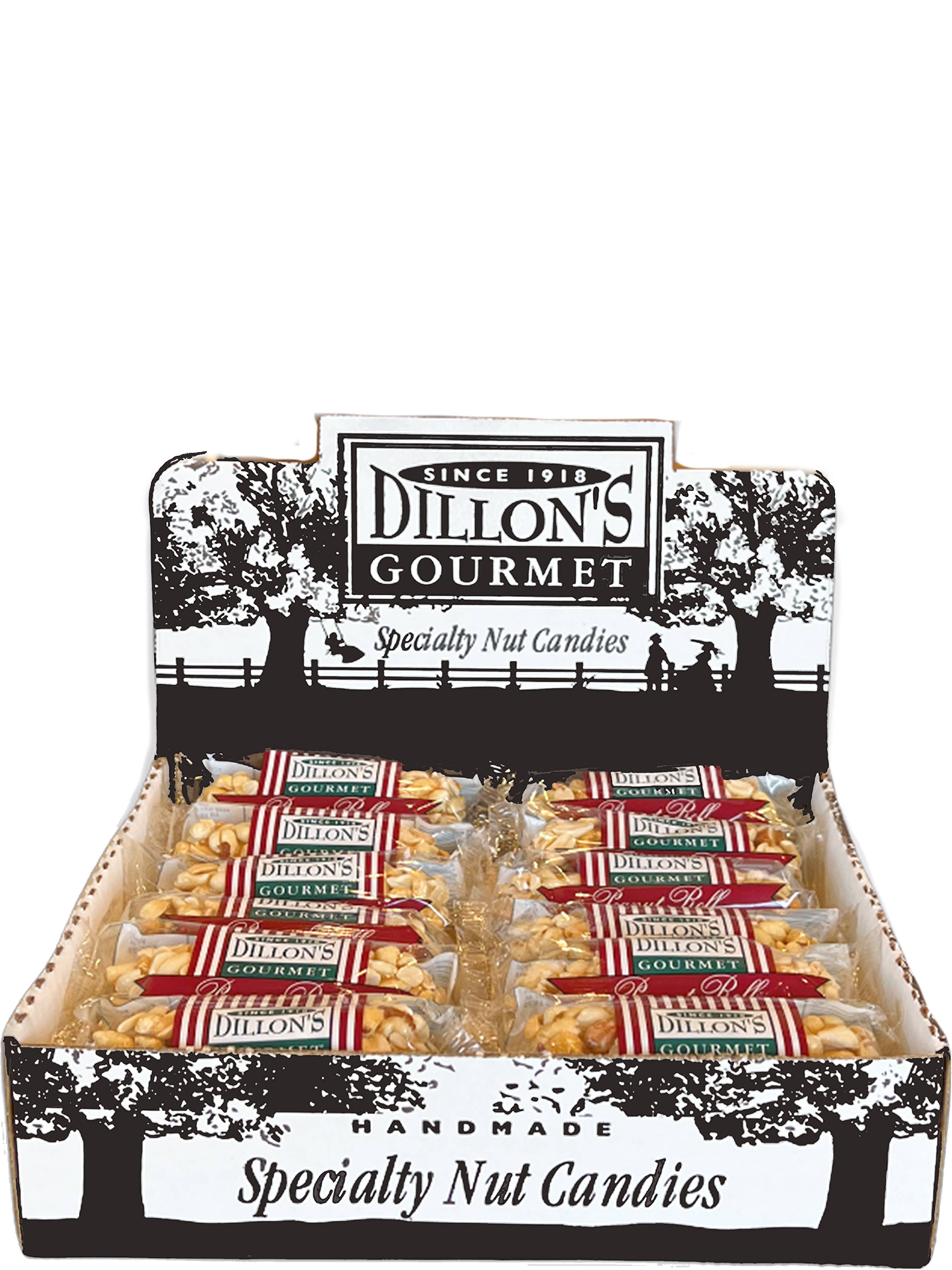 Dillon Candy Company - Wholesale Nougat - Roll, Peanut Log, 3 oz., (10 Weeks Shelf Life)0