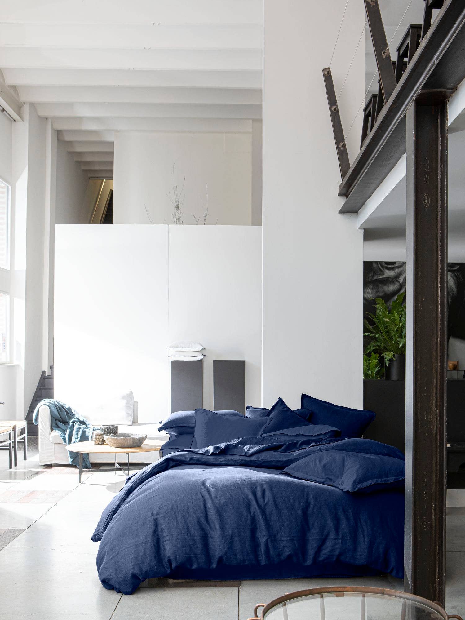 BATON ROUGE - Vente Housses de couette - DRAP HOUSSE 180X200CM 100% LIN LAVÉ11