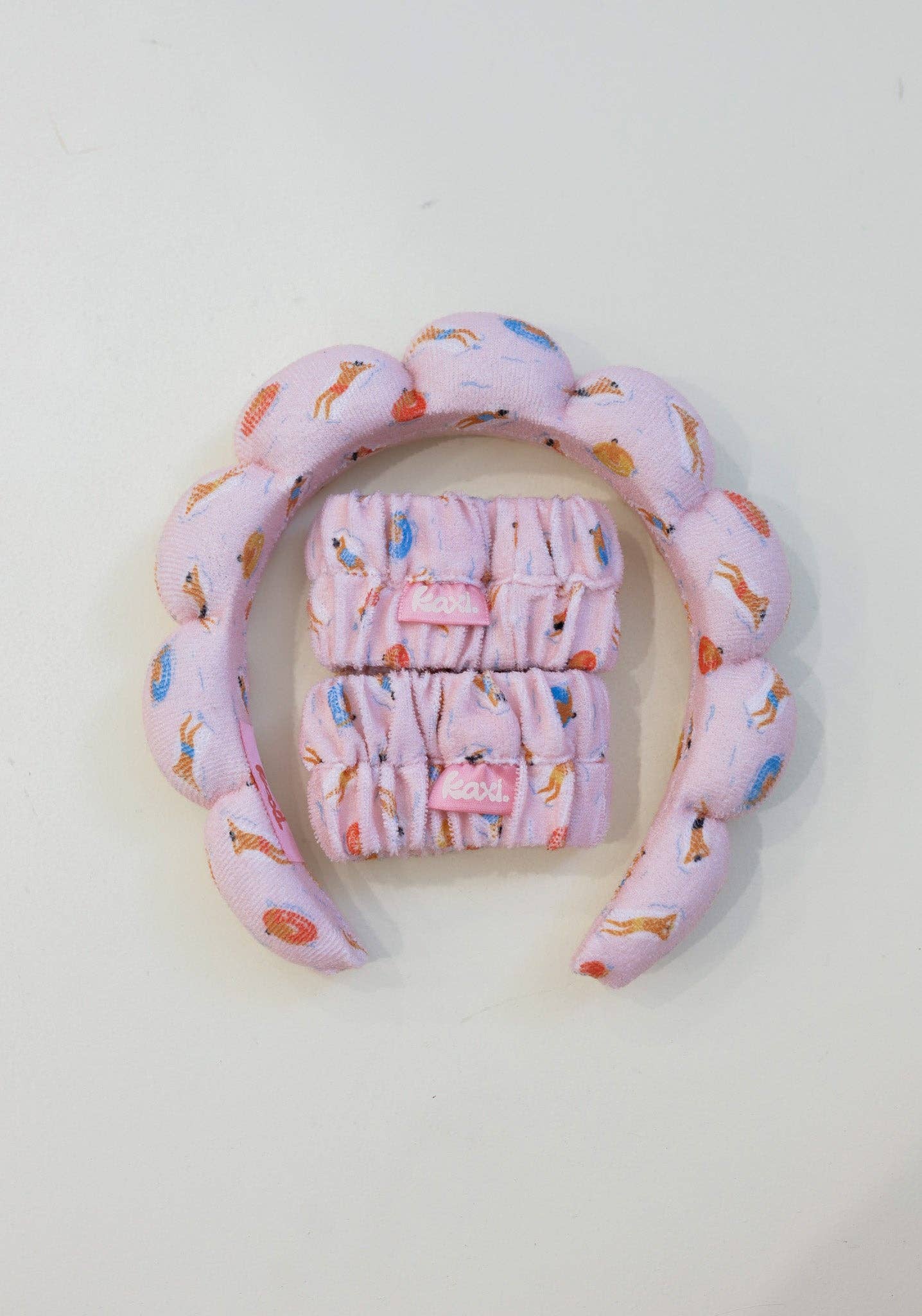 KAXI - Vente Bandeau pour le spa - Ensemble bandeau + bracelet "Get Ready with Me"22