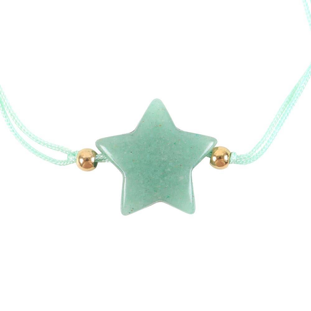 Something Different Wholesale – wholesale Charm/dangle bracelet – Shine Bright Aventurine Crystal Star Bracelet3