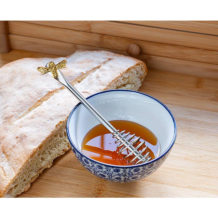 Abbott - Wholesale Honey Dipper - Bee Handle Honey Dauber - 6"L2