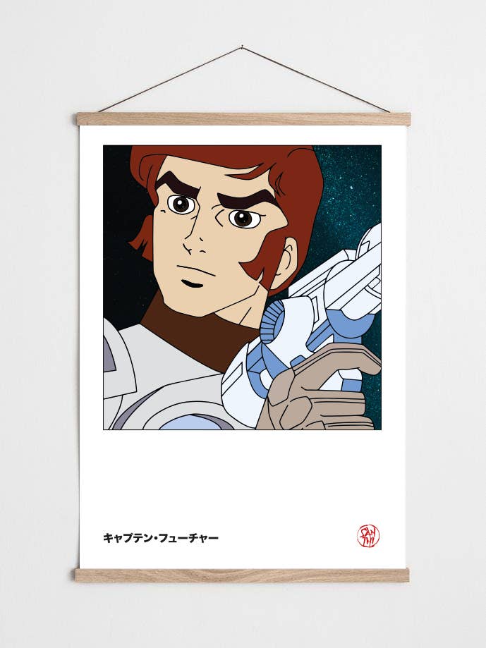 Display Captain Future fan art for wholesale by Love Paper