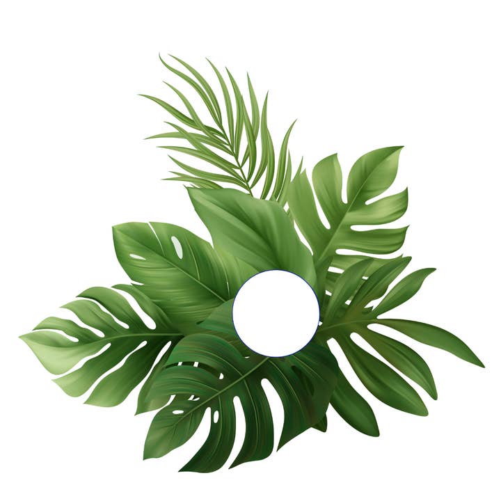 Acrylic Napkin Ring - Leaves Set of 4 for wholesale by Maven Home