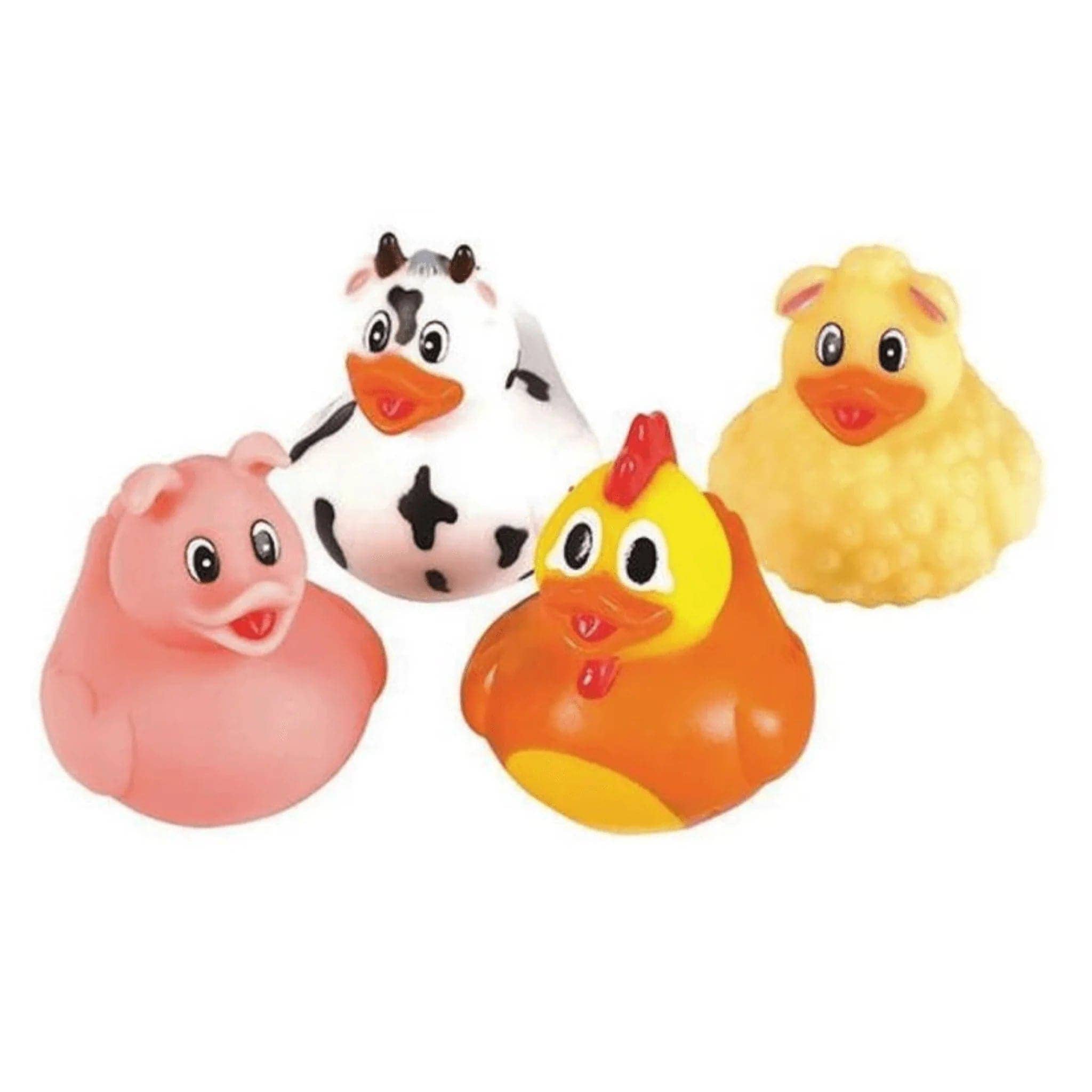 Kids Party Craft – wholesale Bath toy – Baby – Farm Animal Rubber Duck0