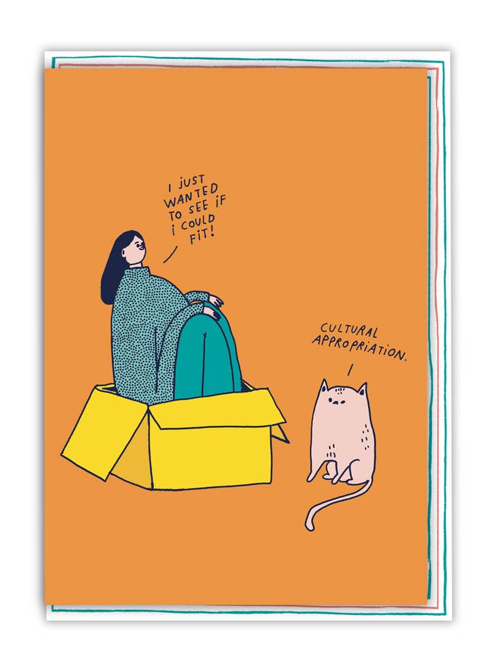Majasbok Funny Birthday Card - Cultural Appropriation for wholesale by Brainbox Candy