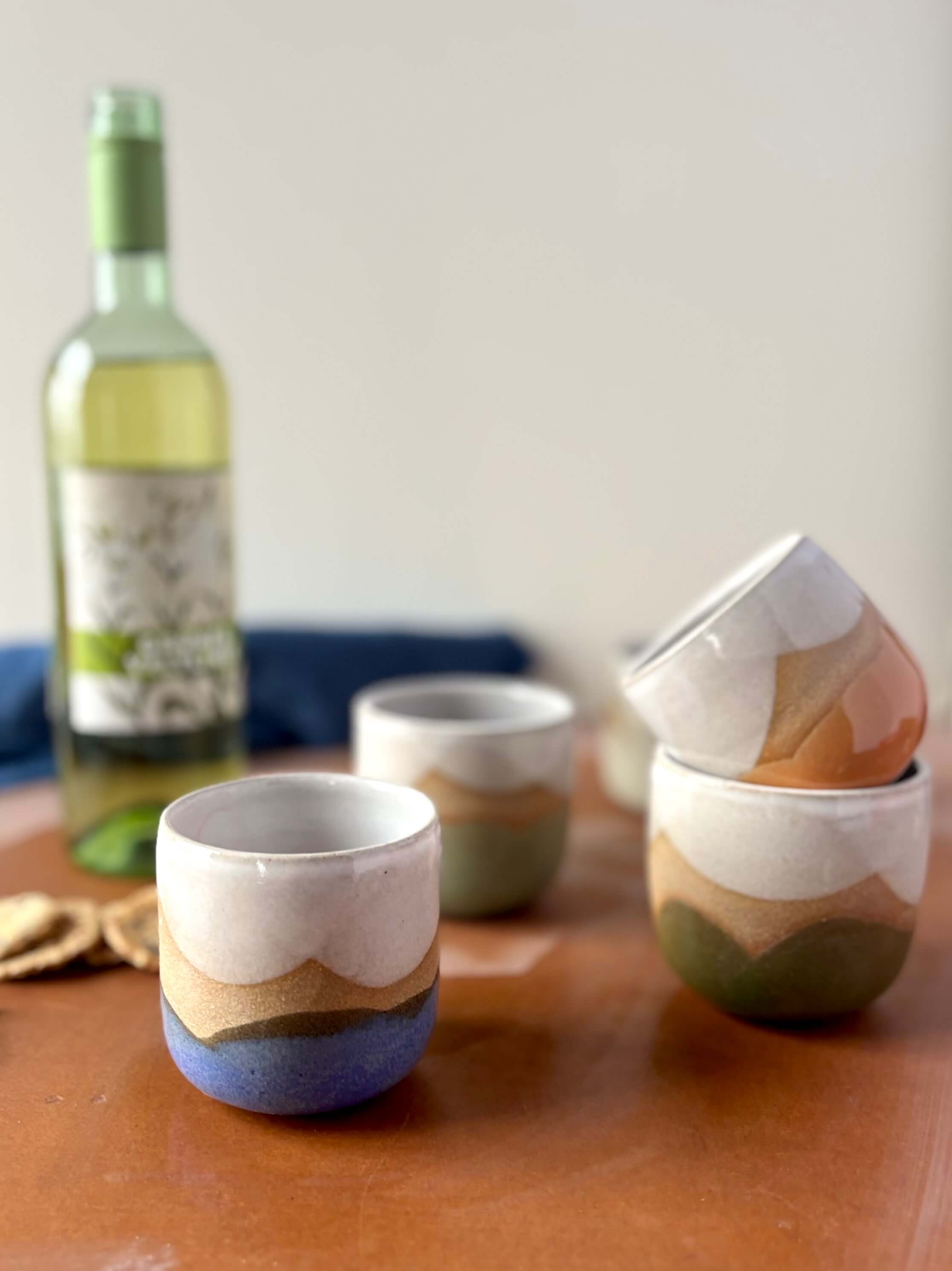 ROB Ceramics - Wholesale Drinking Glass/Cup - Horizon Wine Cup- Handmade Ceramic7