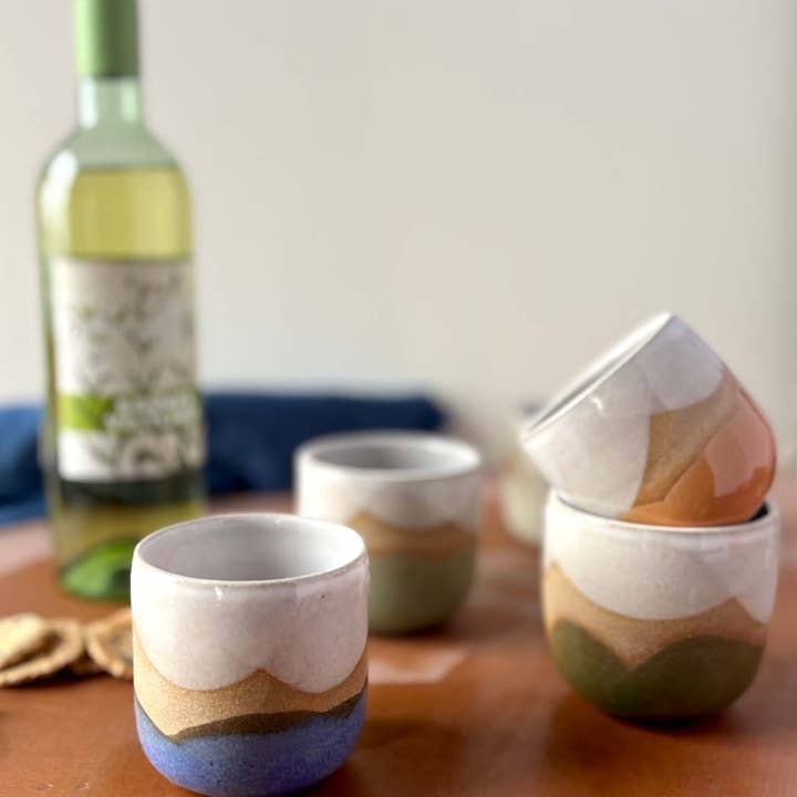 ROB Ceramics - Wholesale Drinking Glass/Cup - Horizon Wine Cup- Handmade Ceramic7