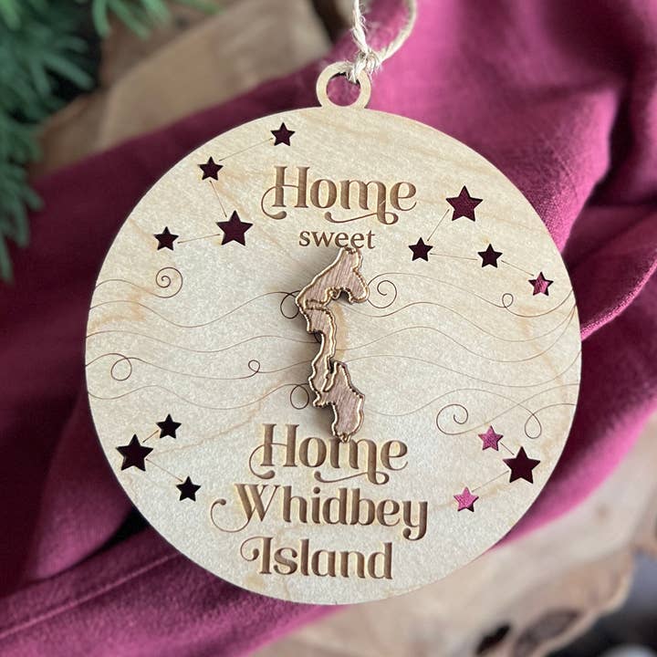 Home Sweet Home Christmas Ornament for wholesale by Chamness' Crafty Corner