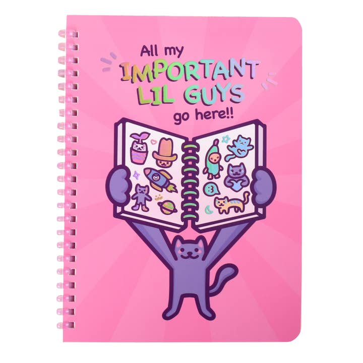 Sjov Kat Genanvendelig Klistermærkebog | 5 Gratis Klistermærker Indeni for engroshandel hos Mona Mauve • Silly Art!